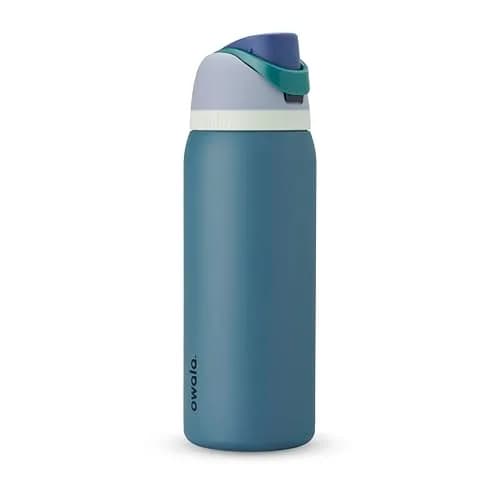 Owala FreeSip Stainless Steel Water Bottle 40 oz Denim | Insulated, Locking Lid, Built-in Straw thumbnail 1