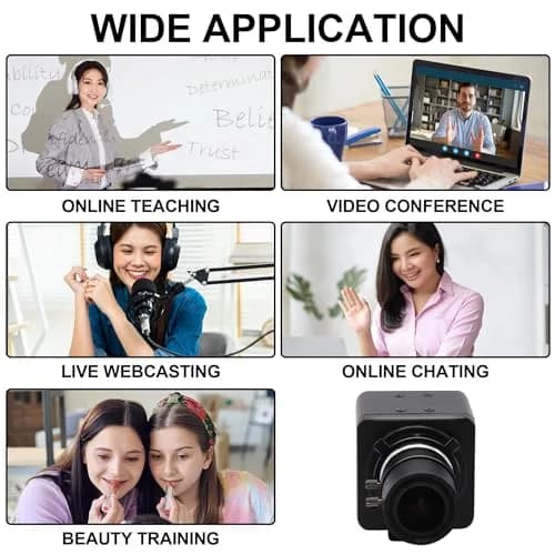 MMlove 8MP USB Camera 2.8-12mm Manual Focus 4X Optical Zoom | 8MP UltraHD Support for PC Raspberry Pi thumbnail 8