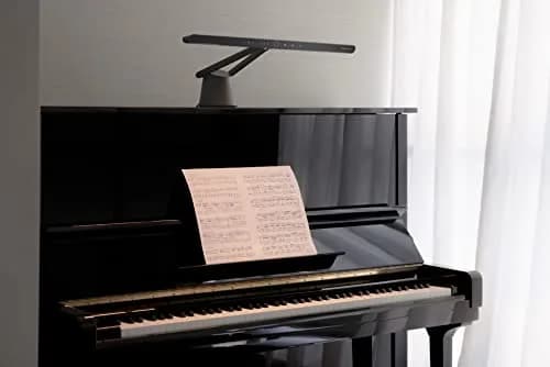 BenQ PianoLight for Upright Pianos, 24.7" Wide Illumination, 6 Color Modes & Dimmable, Eye Care Hood (Black) | Adjustable & Auto Dimming thumbnail 5