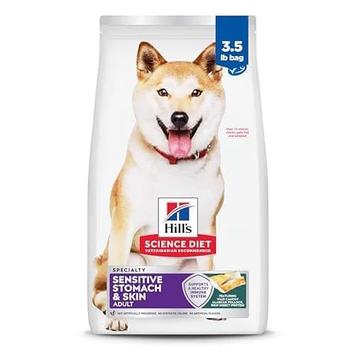 Hill's Science Diet Sensitive Stomach & Skin Dry Dog Food, 1.59 kg (3.5 lb) Pollock Meal & Insect Recipe | Highly Digestible Formula for Adult Dogs thumbnail 1