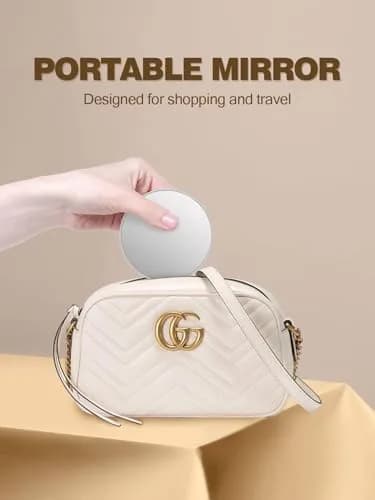 Macaki 10x Magnifying Mirror Suction Cup, 7.6 cm (3 in) Round Grey | Flawless Makeup Application thumbnail 5