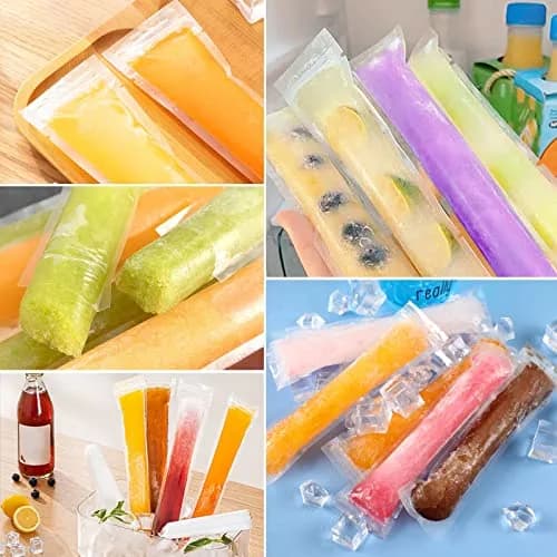 FEBSNOW Disposable Ice Pop Bags with Funnel, 120 Pcs (2"x7.5") | BPA-Free Plastic for DIY Frozen Snacks thumbnail 4