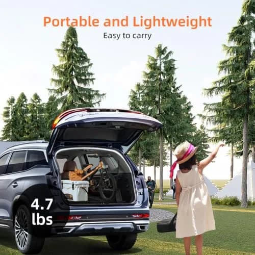 AODIOU Portable Projector Screen 60 Inch 16:9 | Wrinkle-Free Lightweight with Stand thumbnail 2