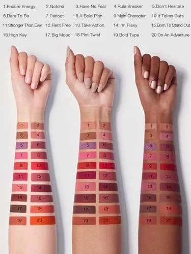 SHEGLAM Dynamatte Boom Waterproof Matte Lipstick - Rule Breaker | 0.0952 Ounce (2.7 g) thumbnail 6