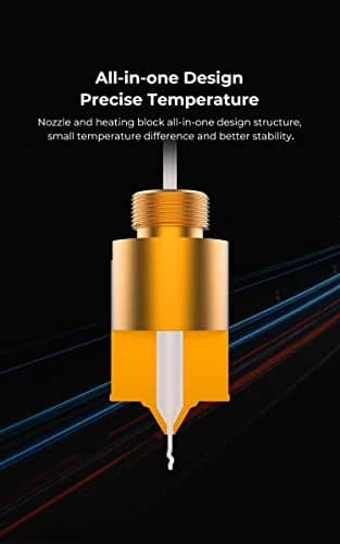 Lokkr Sprite Extruder Ceramic Heating Kit 300℃ 60W | High-Temp Brass Nozzle & Bimetal Heatbreak thumbnail 4