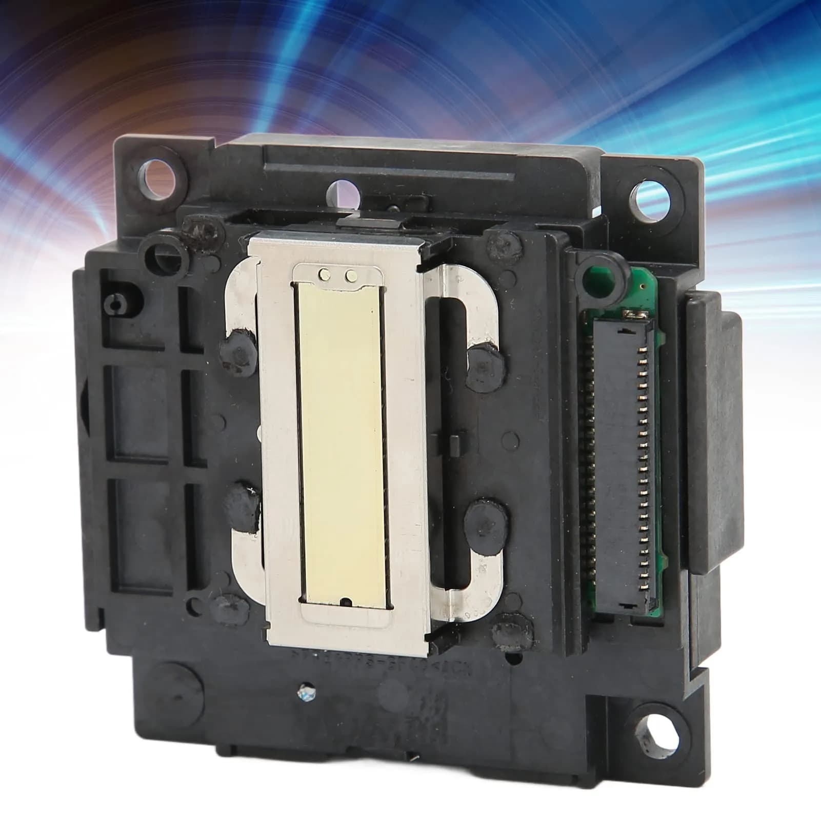 Qiilu Black Print Head for Epson L301 L300 L303 L351 L355 L358 L111 L120 L210 L211 ME401 ME303 Printers | Reconditioned ABS Print Head - main product image