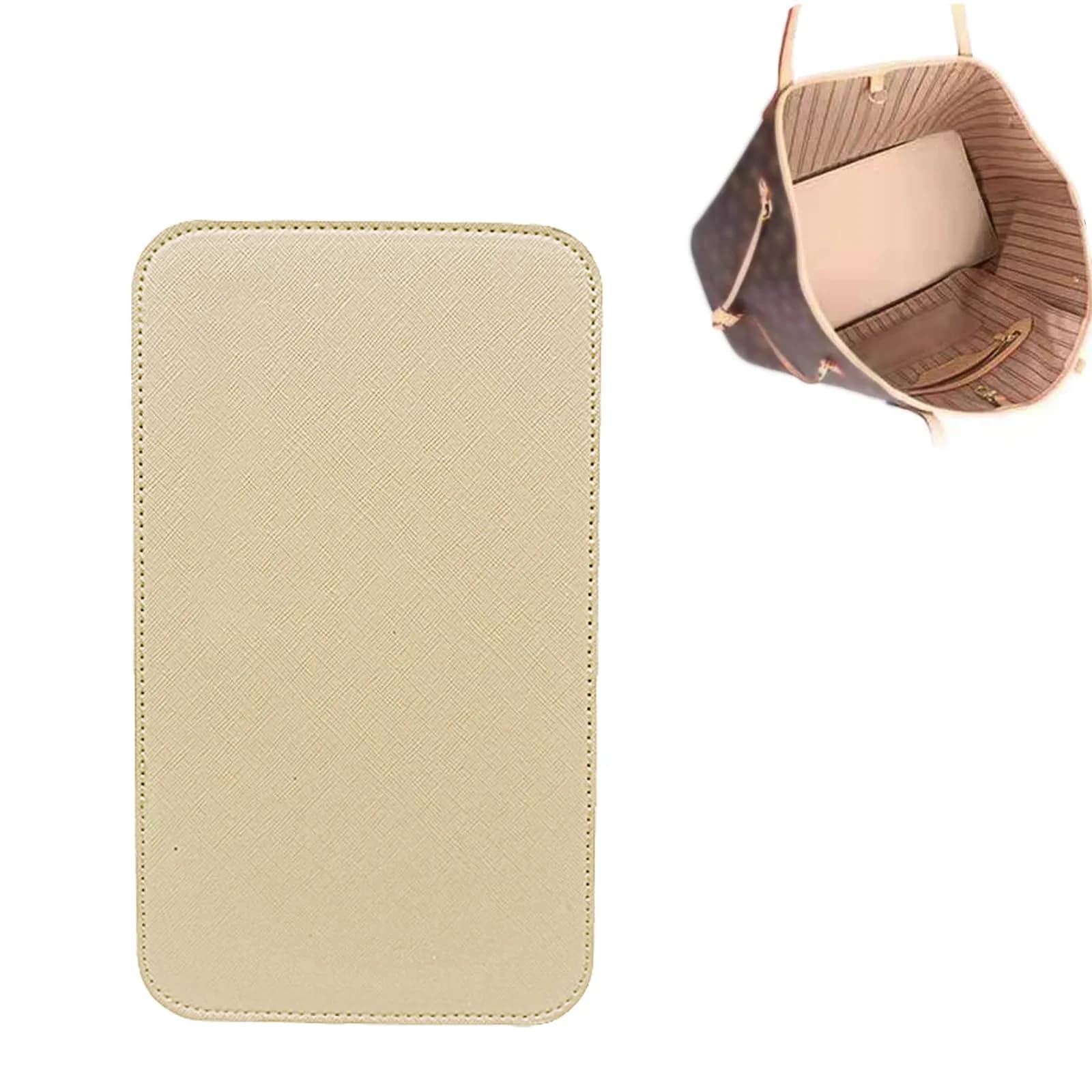 ZARSIO Handbag Base Shaper Liner Board for Speedy 30 Tote Purse 18cm (7.1 inch) x 30cm (11.8 inch) x 0.3cm (0.12 inch) - Rose — Beige-11.8x5.9 inch