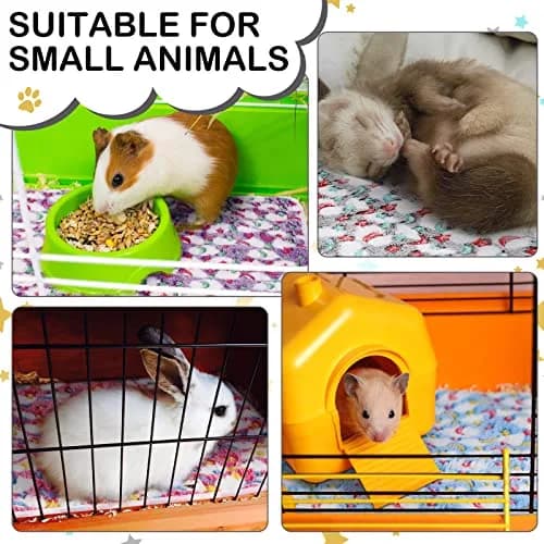 Reginary Guinea Pig Fleece Cage Liners, Moon Star, 24 x 16 Inch | Waterproof & Soft Bedding for Small Pets thumbnail 2