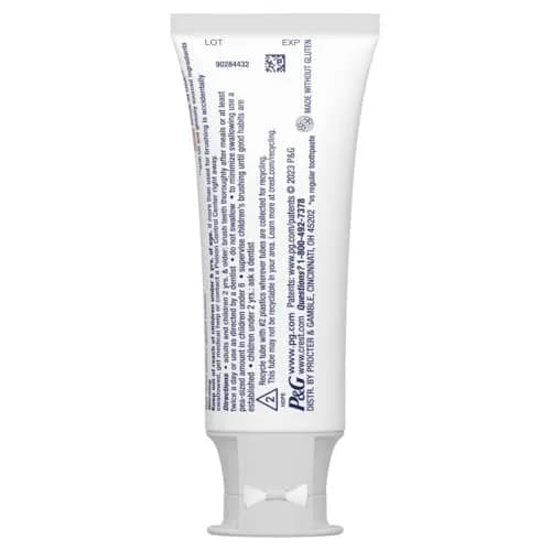 Crest 3D White Radiant Mint Toothpaste 76g (2.7 Oz) - Pack of 3 | Removes 90% Surface Stains thumbnail 6