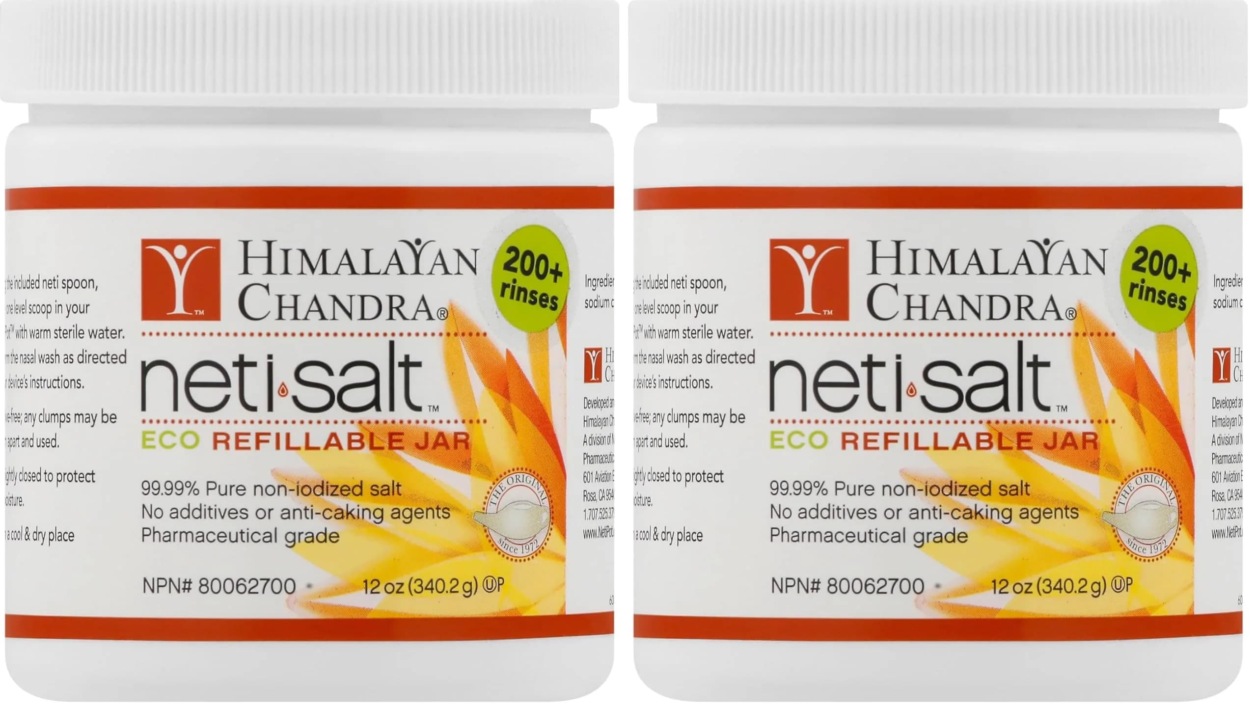 Himalayan Chandra Neti Pot Salt Jar 24 oz (680 g) | Pharmaceutical Grade USP Sodium Chloride for Nasal Irrigation - main product image