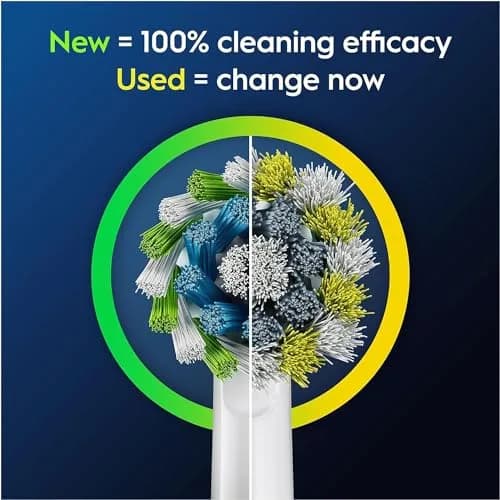 Oral-B Pro Cross Action Electric Toothbrush Head 8 Pack | Deeper Plaque Removal with X-Shape Bristles thumbnail 4