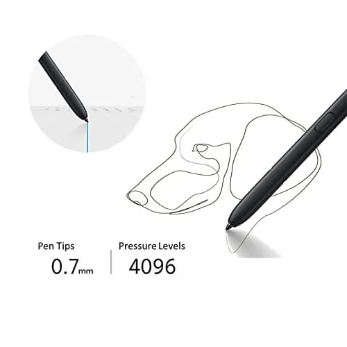 PCTC Stylus Pen with Bluetooth for Samsung Galaxy S23 Ultra 5G | Remote Control & Air Command thumbnail 4