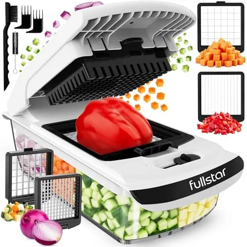 Fullstar Pro Original Vegetable Chopper Kitchen Prep Tool | 5-Cup Capacity, 420 Stainless Steel Blades thumbnail 1