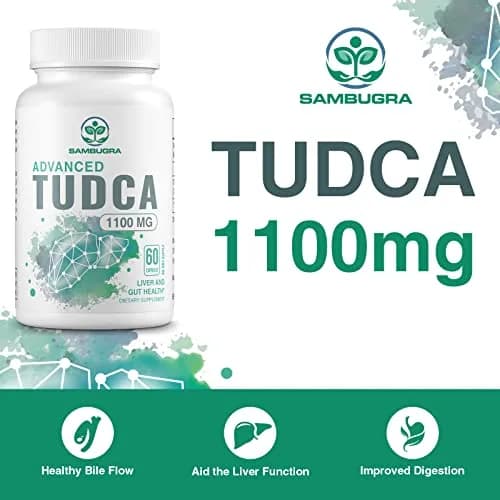 Sambugra TUDCA Liver Supplements 1100mg | Supports Liver Detox & Repair thumbnail 3