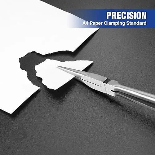 WORKPRO Premium 11” Extra Long Needle Nose Pliers | Heavy-Duty CRV Steel, Soft Grip for Precision Reach thumbnail 4