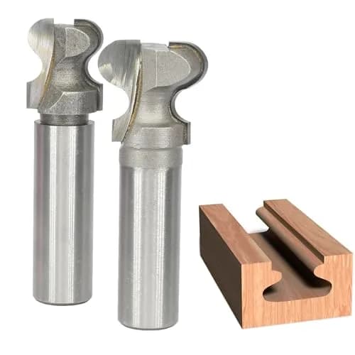 Akylin 2Pcs Finger Pull Router Bit Set 1/2" Shank | Drawer Handle Making Tool thumbnail 1