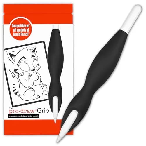 Pro-Draw The Grip for Apple Pencil Pro, 1st/2nd Gen & USB-C | Enhanced Comfort & Control thumbnail 1