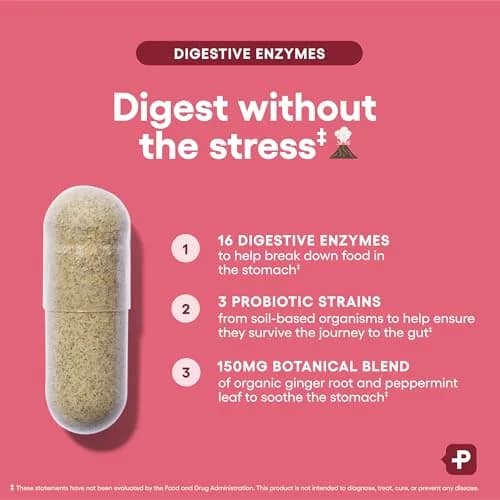 Physician's CHOICE Digestive Enzymes 60 Count | 16-Enzyme Formula with Organic Prebiotics & Probiotics for Gut Health thumbnail 4