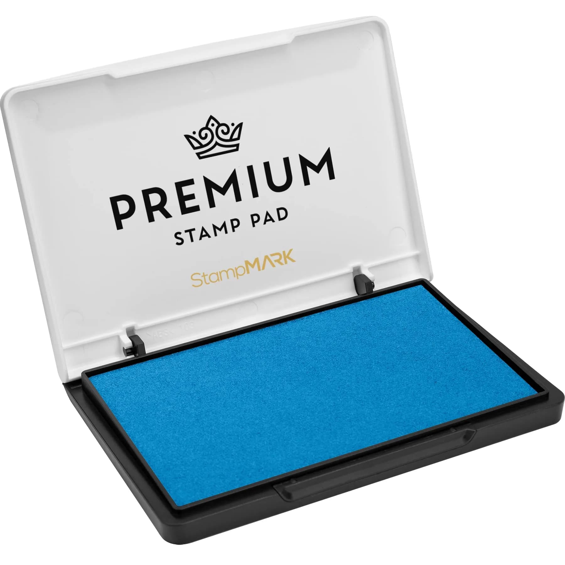 StampMark Premium Stamp Pad Extra Large Size 6" x 8" (148mm x 210mm) - Light Blue Ink — Sky Blue / Medium