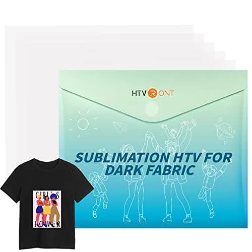HTVRONT Sublimation HTV Sheets for Cotton Fabric - Matte, 30x25cm (12x10'') 5 Pack | Fade-Resistant for Dark & Light Cotton thumbnail 1