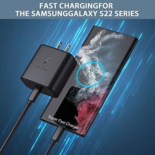 PIOEVTKA 45W USB C Fast Charger with 6ft Cable | Rapid Android & Samsung Power thumbnail 4