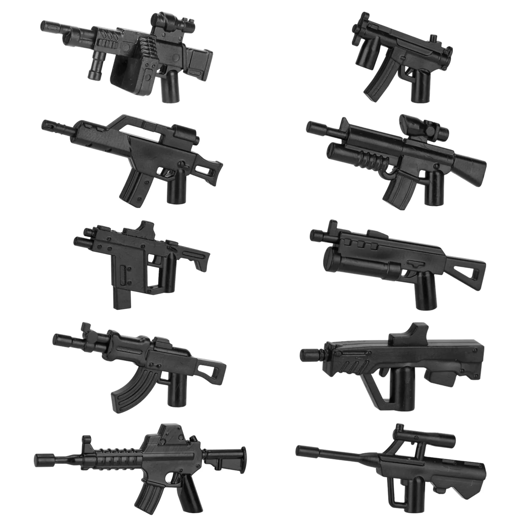 HIMIRICH Weapons Pack Military Toy Set Building Blocks 10 PCS | Compatible with Major Brand - main product image