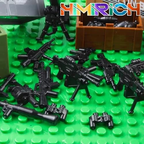 HIMIRICH Weapons Pack Military Toy Set Building Blocks 10 PCS | Compatible with Major Brand thumbnail 7