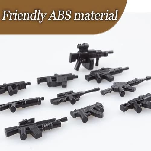 HIMIRICH Weapons Pack Military Toy Set Building Blocks 10 PCS | Compatible with Major Brand thumbnail 2