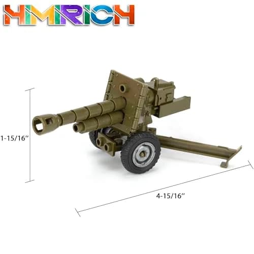 HIMIRICH Weapons Pack Military Toy Set Building Blocks 1 PC-Howitzer | Army Equipment Gear Kit for Kids thumbnail 2