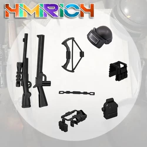 HIMIRICH Military Weapons Pack Building Blocks Set 38 PCS (1.5 oz) | ASTM-Tested Toy for Kids 3+ thumbnail 4