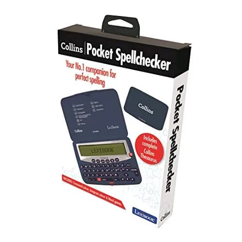 LEXiBOOK Collins Electronic Pocket Spellchecker DC753EN Blue/White | Educational Tool for Kids thumbnail 6
