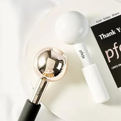 pfefe Stainless Steel Ice Globes for Face & Eyes, 2-Pack | Cools Skin, Reduces Puffiness & Wrinkles thumbnail 8