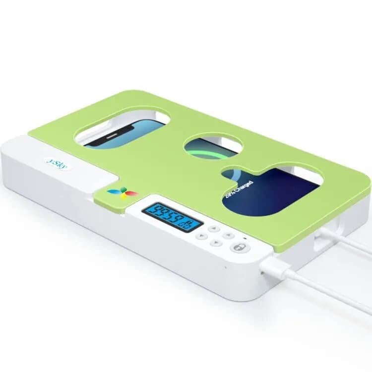 ySky Portable Phone Lock Box with Timer Green | Internal Size 18.3 x 8.7 x 1.5cm (7.2 x 3.4 x 0.59inch) thumbnail 2