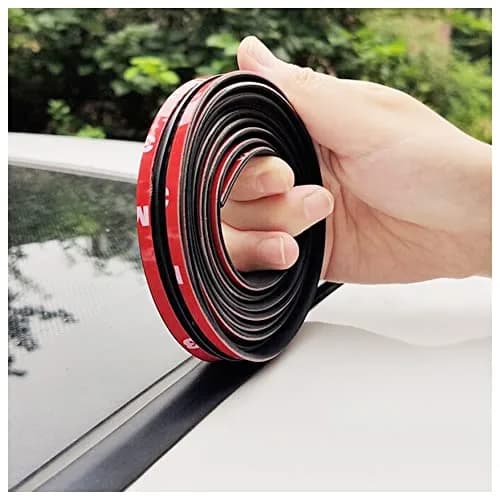 Turcee T-Car Weather Strip Seal 7m (23Ft) | Adhesive EPDM Rubber for Windshield & Sunroof thumbnail 1