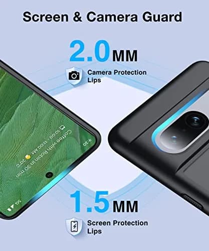 FNDMIL Magnetic Case for Google Pixel 7 (6.3-inch) | Translucent Matte Black thumbnail 6