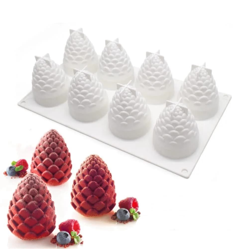 mostsom Pinecone Silicone Mold 25.5cm (10 inch) | Food-Grade Baking & Dessert Mould