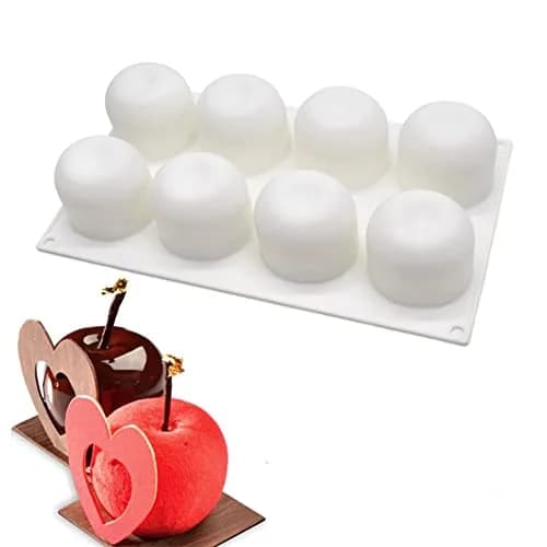 mostsom Apple Shape Silicone Mold 29.7cm (11.68x6.84x2.36 inch) | Food Grade Baking & Chocolate Mould thumbnail 1