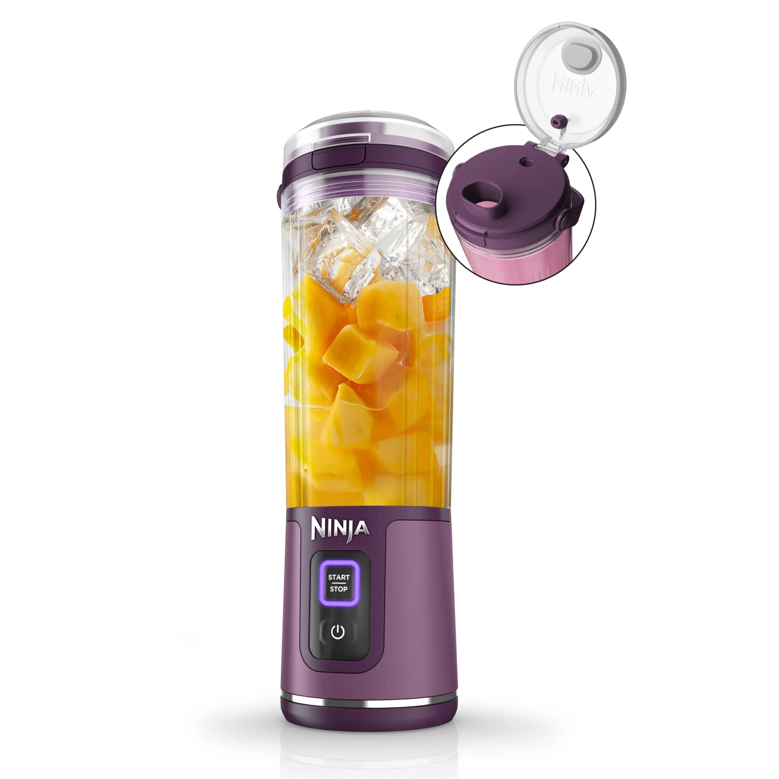 Ninja BC151PR Blast Portable Blender 18oz | Cordless, Rechargeable, BPA Free, Leakproof, Passion Fruit - main product image