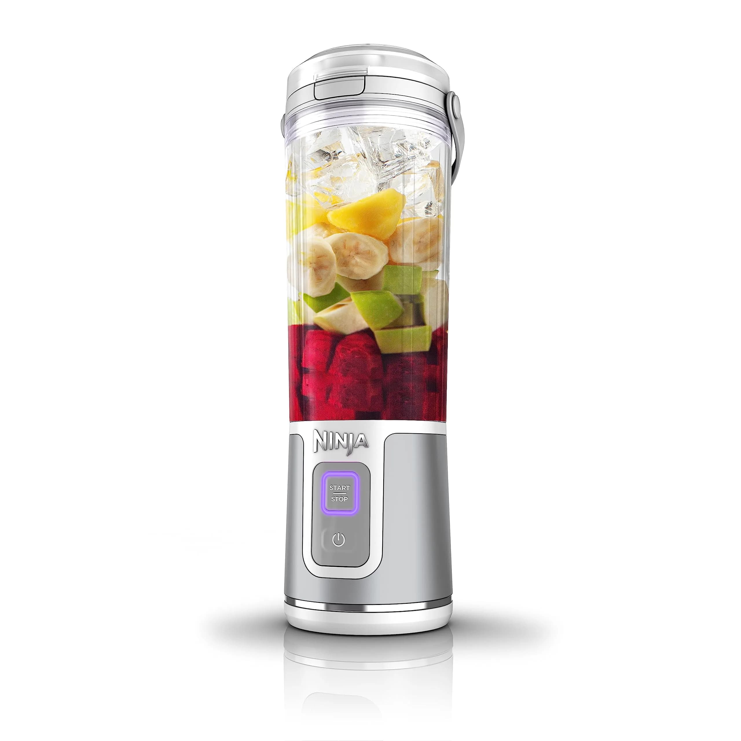Ninja Portable Blender 18oz Cordless | High-Speed, Rechargeable, BPA-Free — White