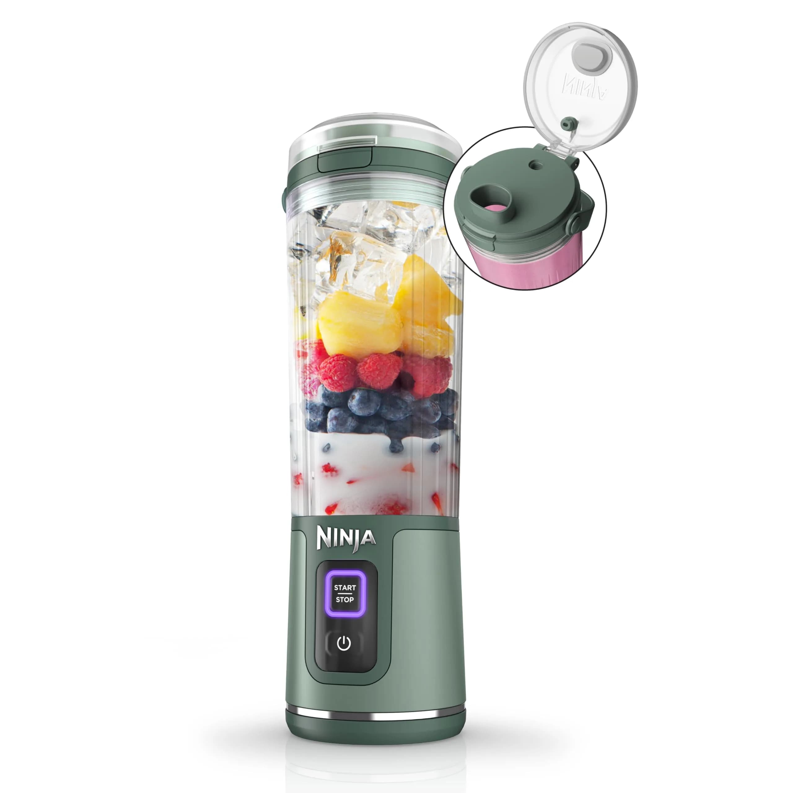 Ninja Portable Blender 18oz | Cordless, Rechargeable, Food Blender for Smoothies & Shakes