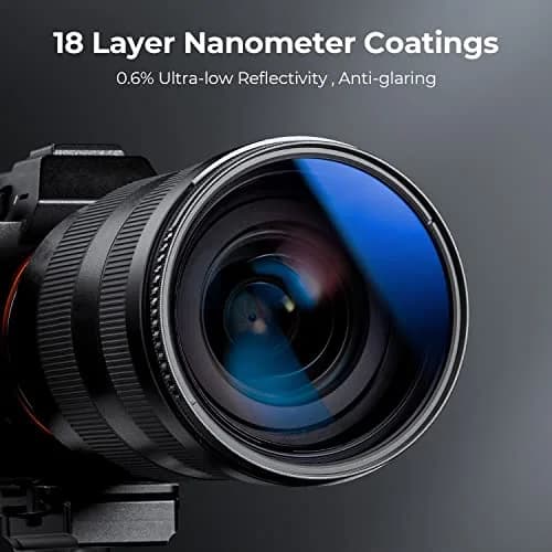 K&F Concept 82mm Circular Polarizer Lens Filter Ultra-Slim Optical Glass | Enhance Colors & Reduce Reflection thumbnail 3
