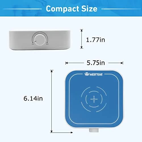 WEST TUNE 3000rpm Magnetic Stirrer Mixer with Stir Bar, Brushless DC Motor, 3000ml Capacity | Lab Supply thumbnail 4