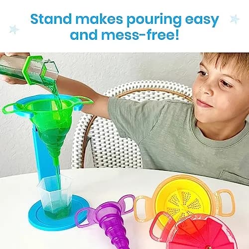 hand2mind Starter Science Funnels, 7 Pieces | Durable STEM Toys for Kids 3+ thumbnail 4