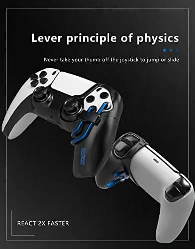 EXknight Deathclaw Back Paddles Attachment for PS5 Controller | Play Like a PRO, React 2X Faster thumbnail 3