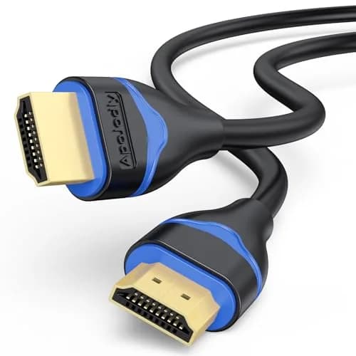 ApoJodly 4K HDMI Cable 6.6ft (2m) | High Speed 18Gbps HDR ARC thumbnail 1
