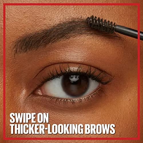 Maybelline Tattoo Studio Brow Styling Gel, Waterproof, 0.2 Fl Oz | Up to 36HR Wear, Black Brown thumbnail 4