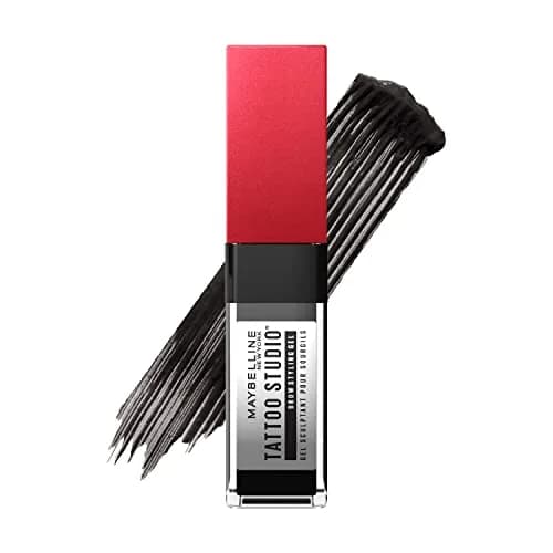 Maybelline Tattoo Studio Brow Styling Gel, Waterproof Eyebrow Make Up, Brow Tint for Up to 36HR Wear, Black, 0.2 Fl Oz thumbnail 1
