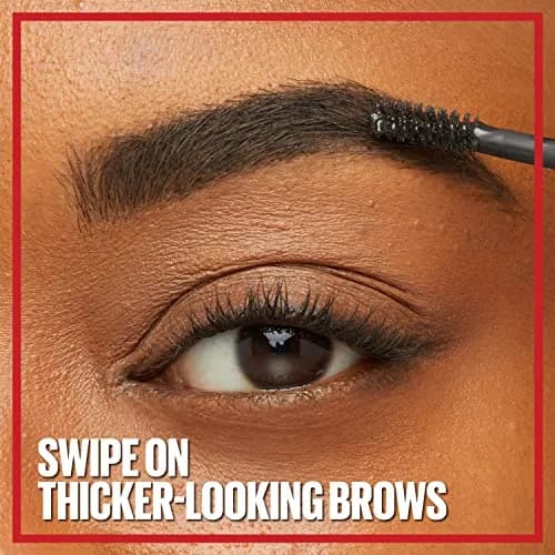 Maybelline Tattoo Studio Brow Styling Gel, Waterproof Eyebrow Make Up, Brow Tint for Up to 36HR Wear, Black, 0.2 Fl Oz thumbnail 4