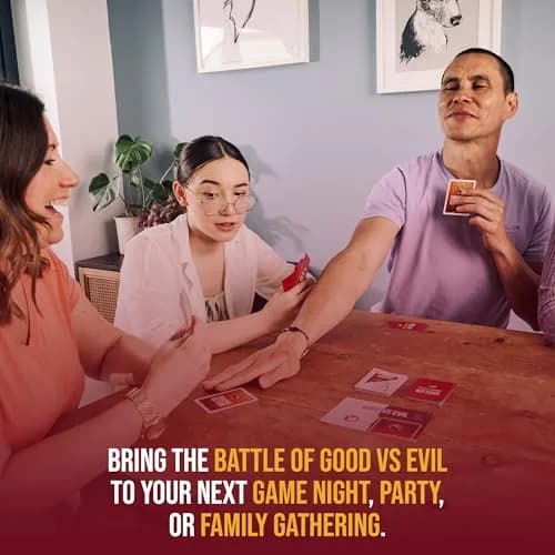 Exploding Kittens Good vs Evil Card Game | 2-5 Players, Age 7+ | Divine Showdown with Armageddon Cards thumbnail 5