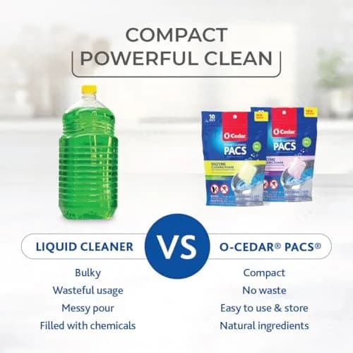 O-Cedar Microfiber Spin Mop & Bucket System with 3 Extra Refills | Hands-Free Wringing for Easy Floor Cleaning thumbnail 2